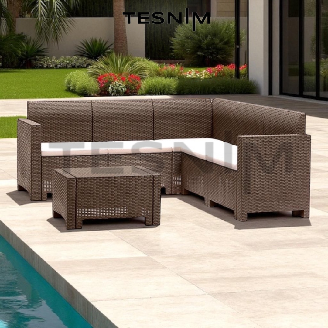 Сет за двор CORNER BROWN