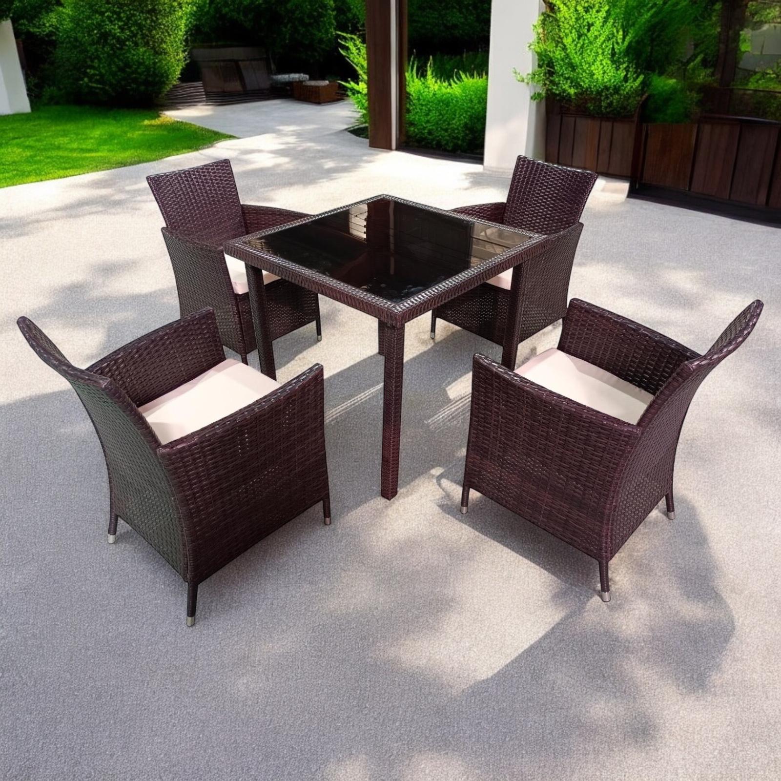 Сет маса со 4 столици