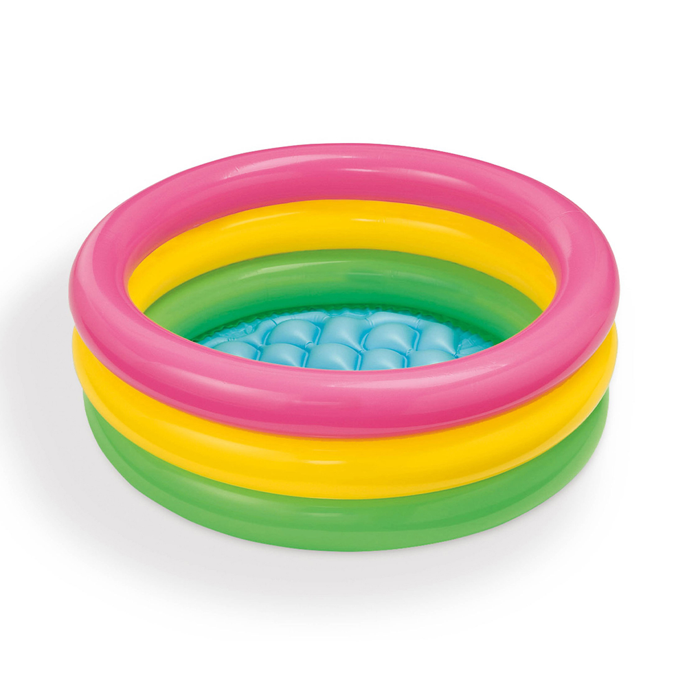 Надувлив базен Sunset Baby, со три прстени – 61 x 61 x 22 cm