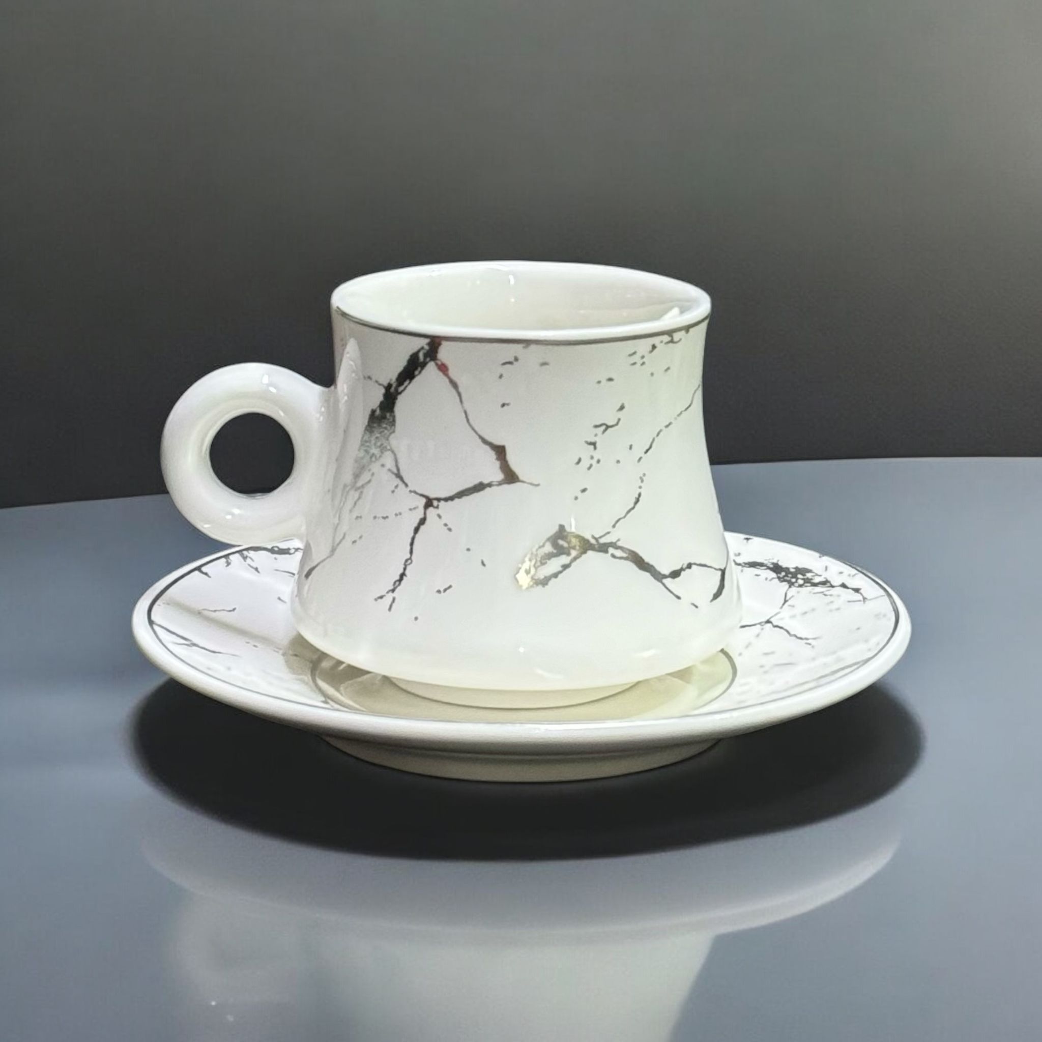 Сет филџани за кафе Сребрени4416