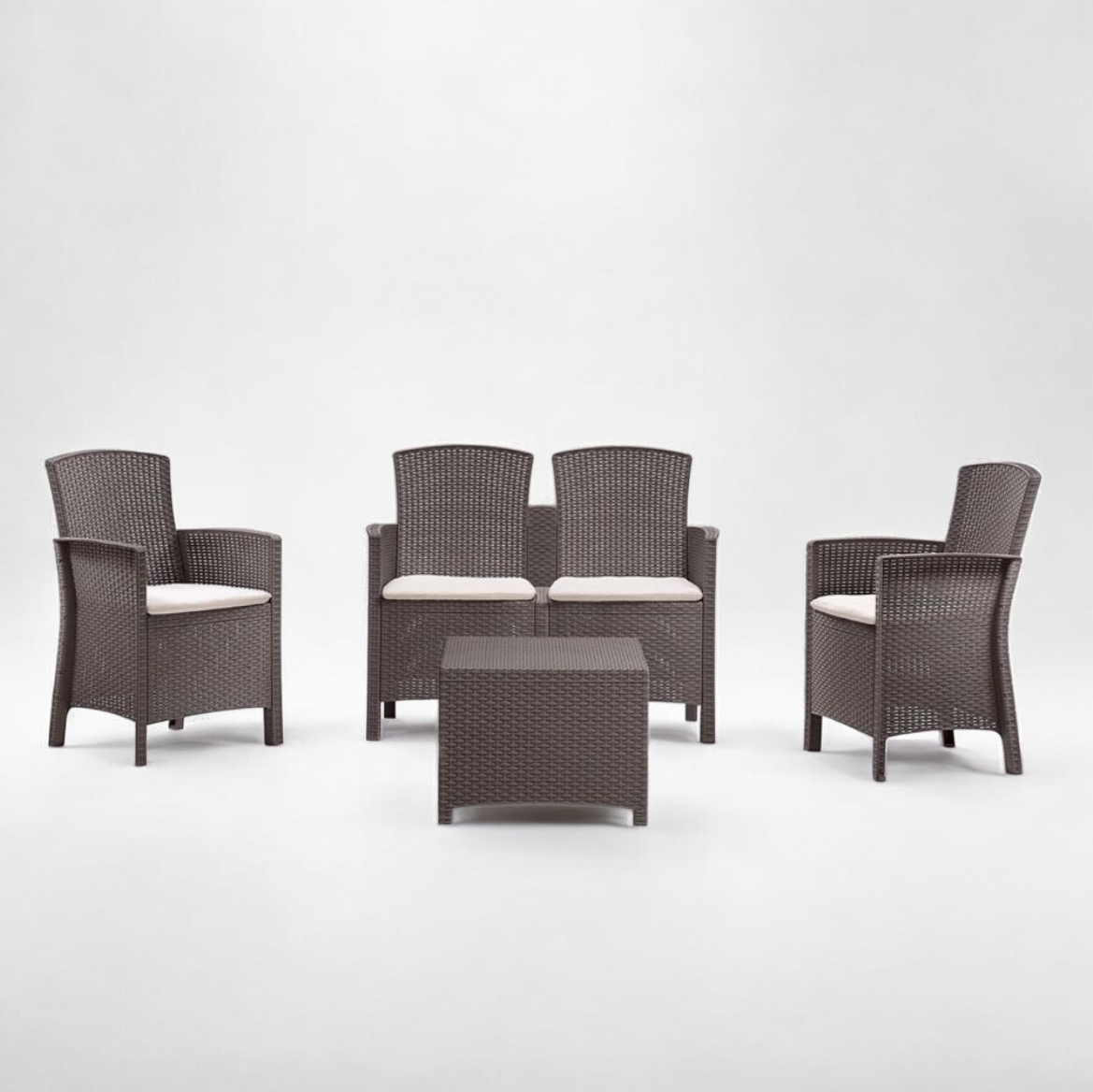 Сет за двор LIDО 2+1+1 BRWON