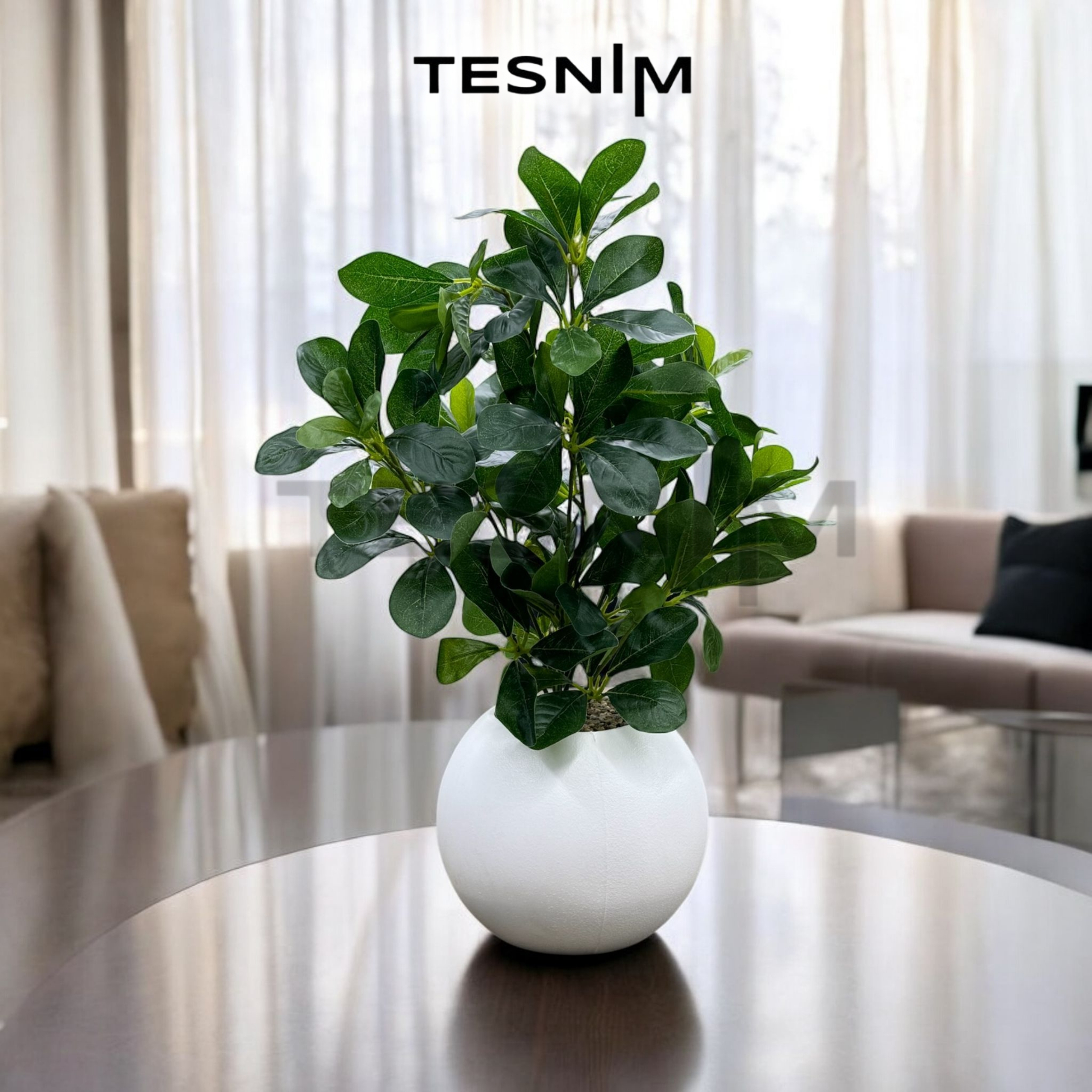 Цвеќе бела T2-5 55cm