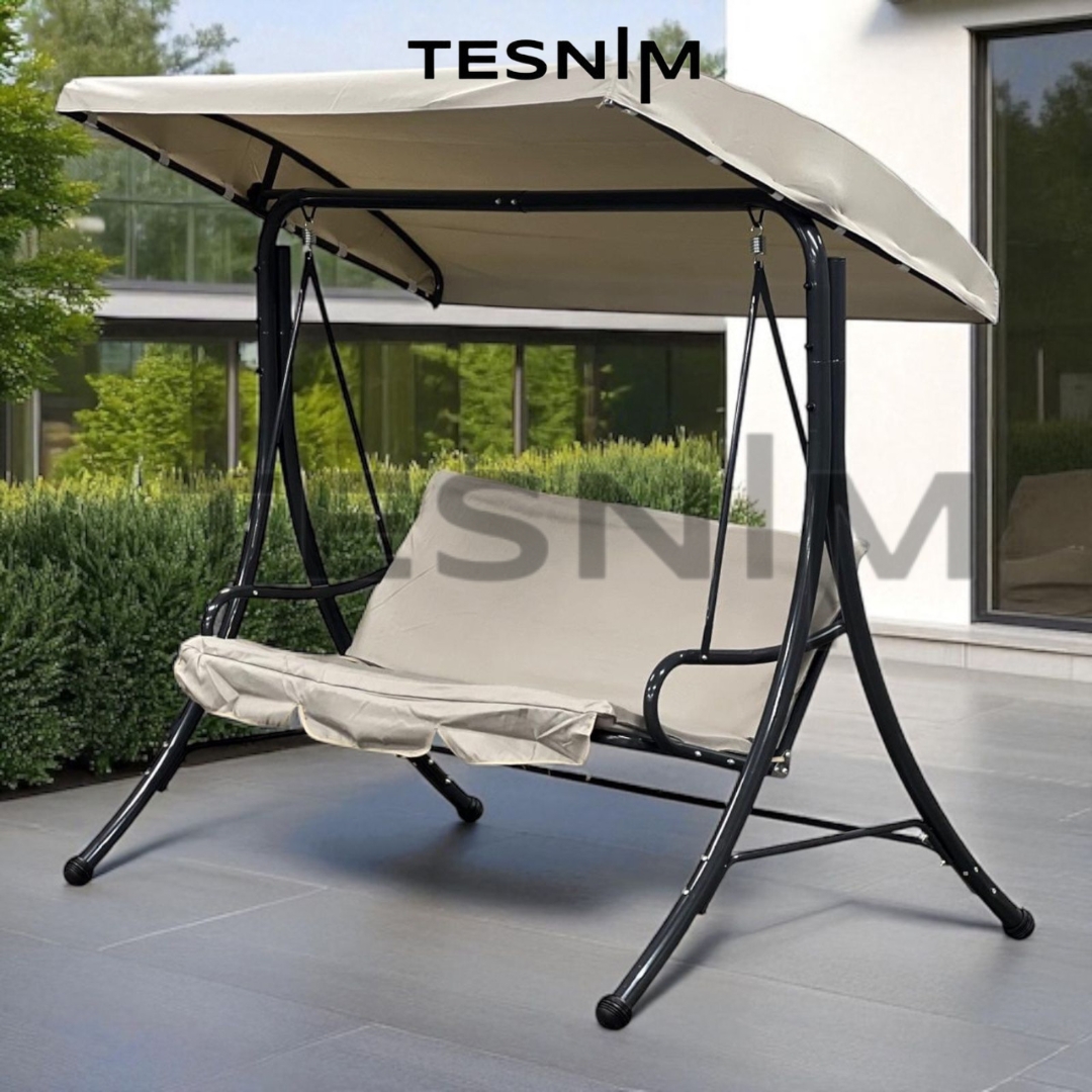 Тросед градинска нишалка 180 х 120 х 165 цм