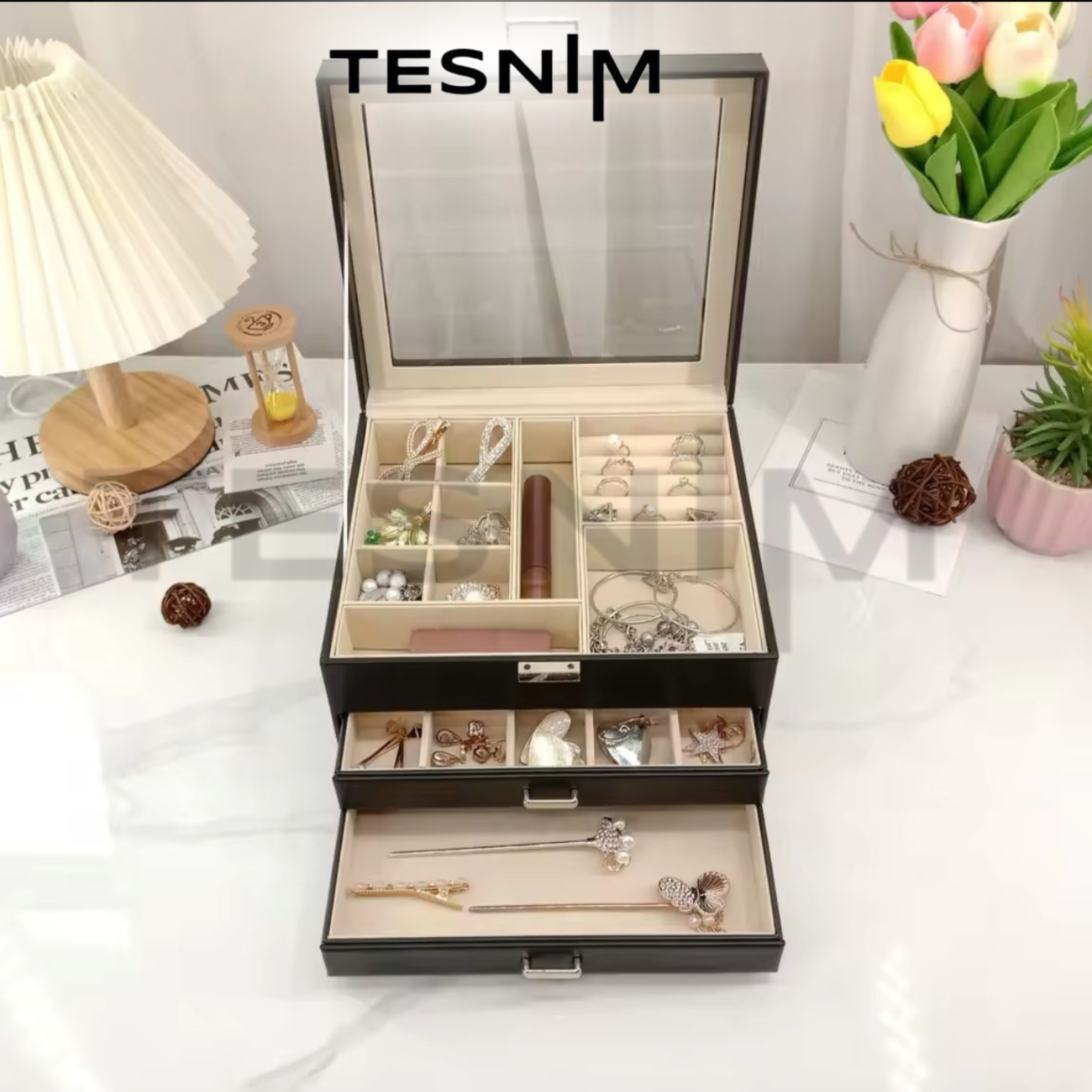 Т4-8 Кутија за накит црна