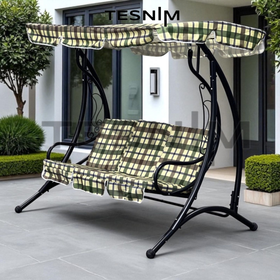 Тросед градинска нишалка 195 х 115 х 172 цм