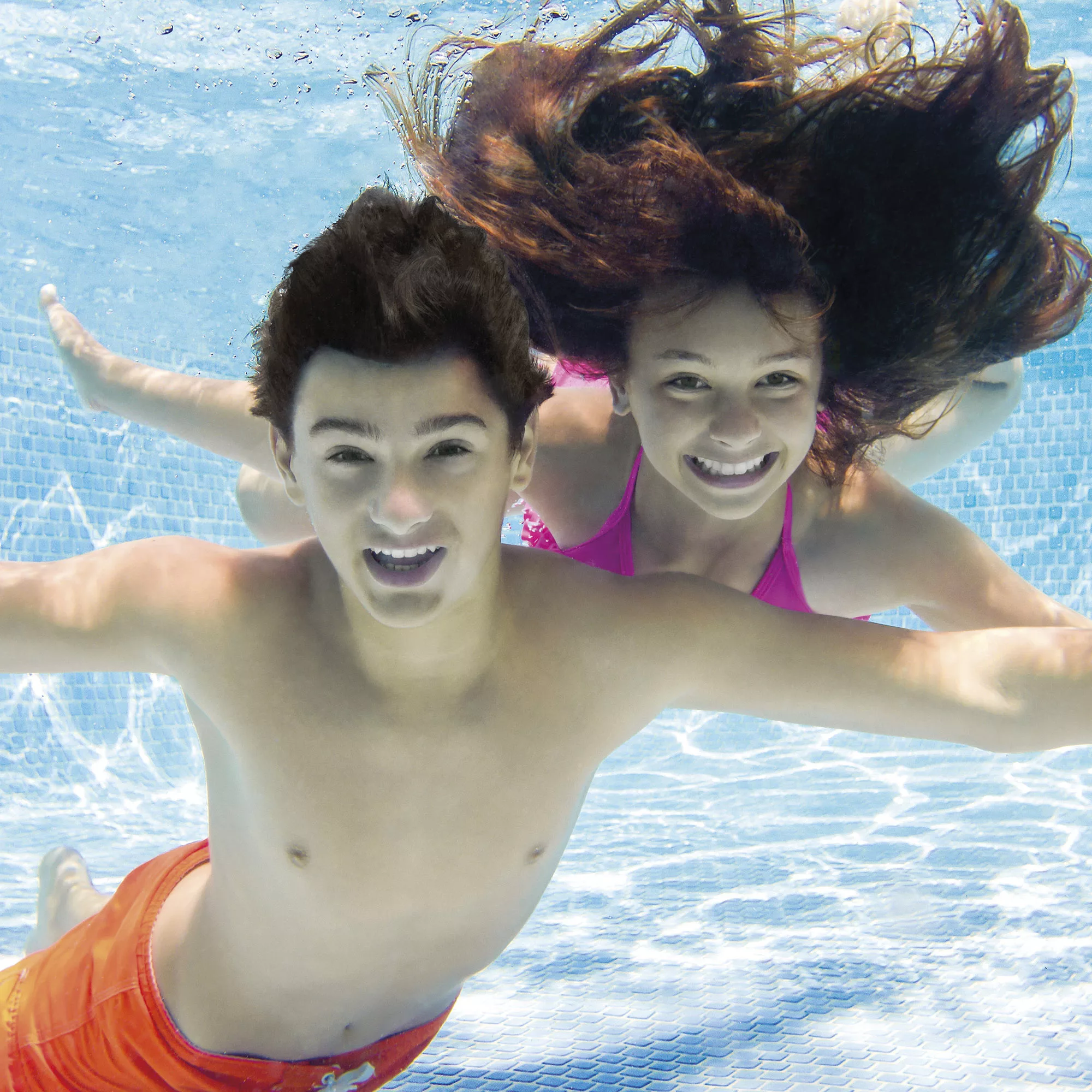 Базен со пумпа,скали,подлога и покривка 5.03м х 2.74м х 122цм