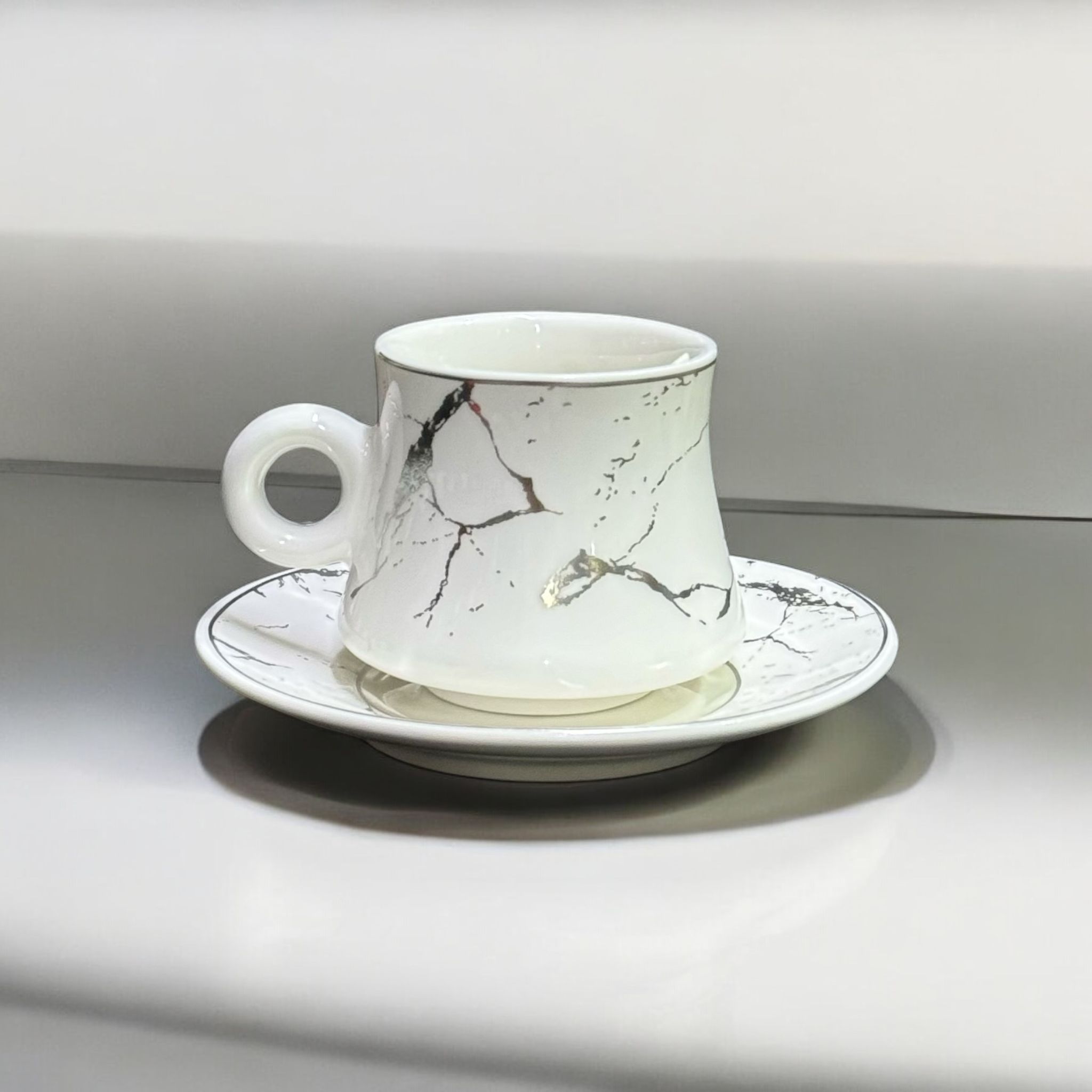 Сет филџани за кафе Сребрени4418