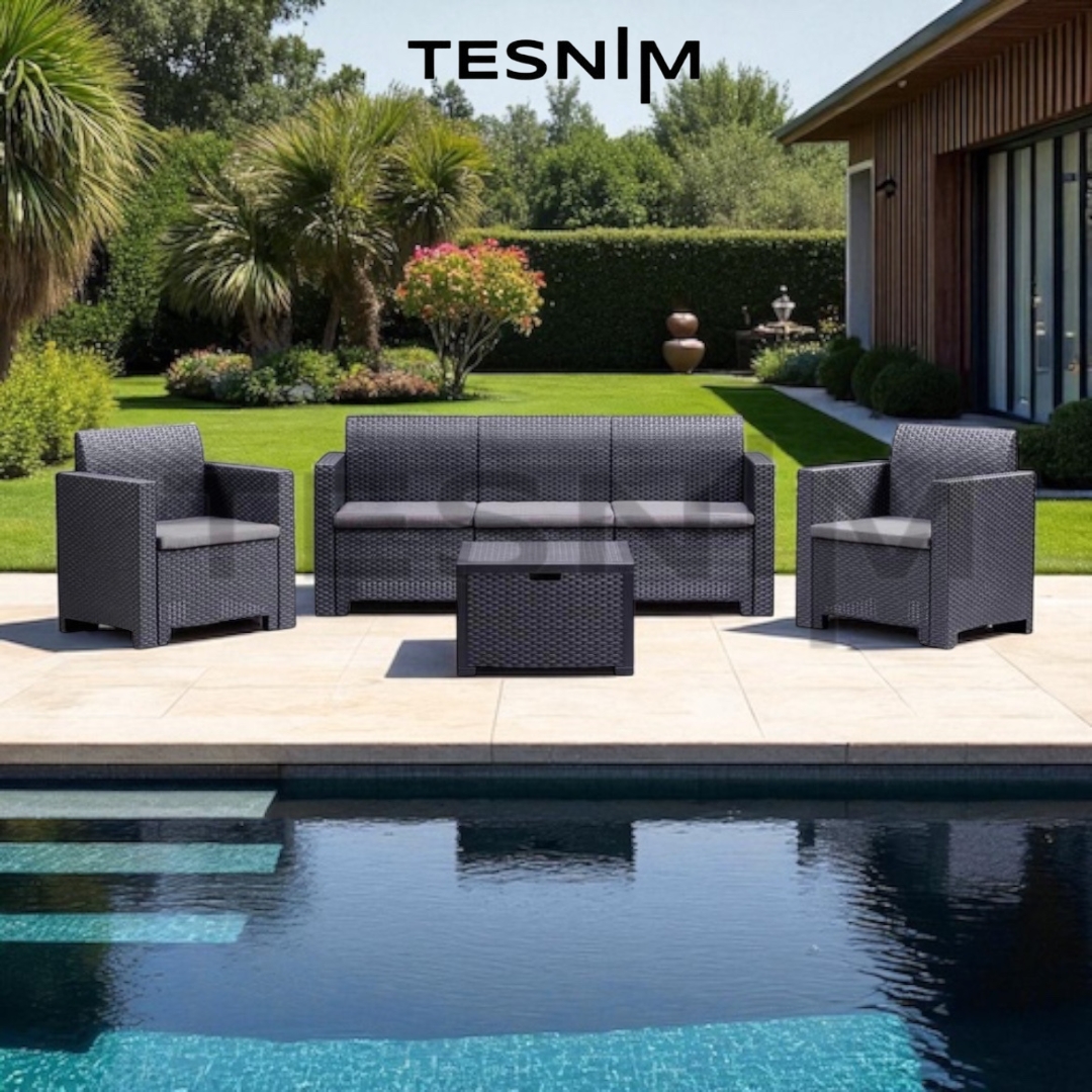 Сет за двор NEBRASKA 3+1+1 ANTRACID