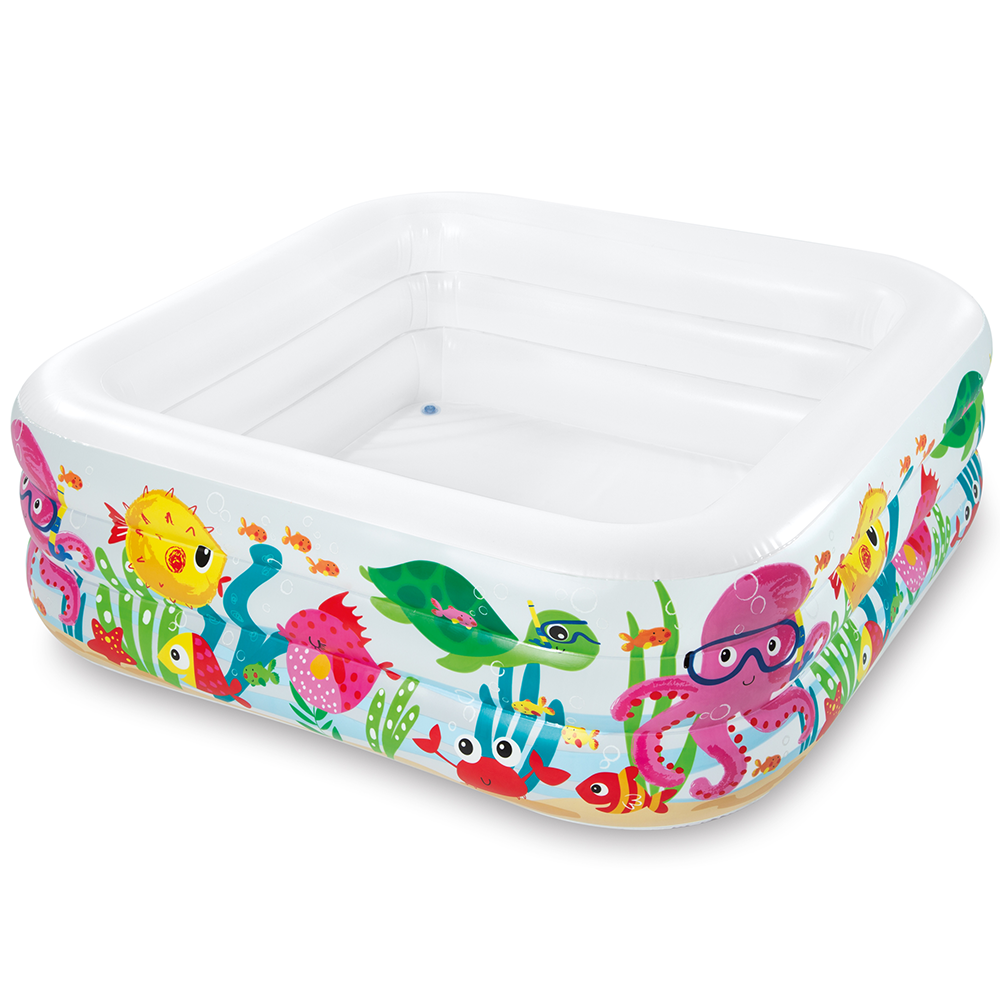 Базен Аквариум – Шарени Бои – 159 x 159 x 50 cm