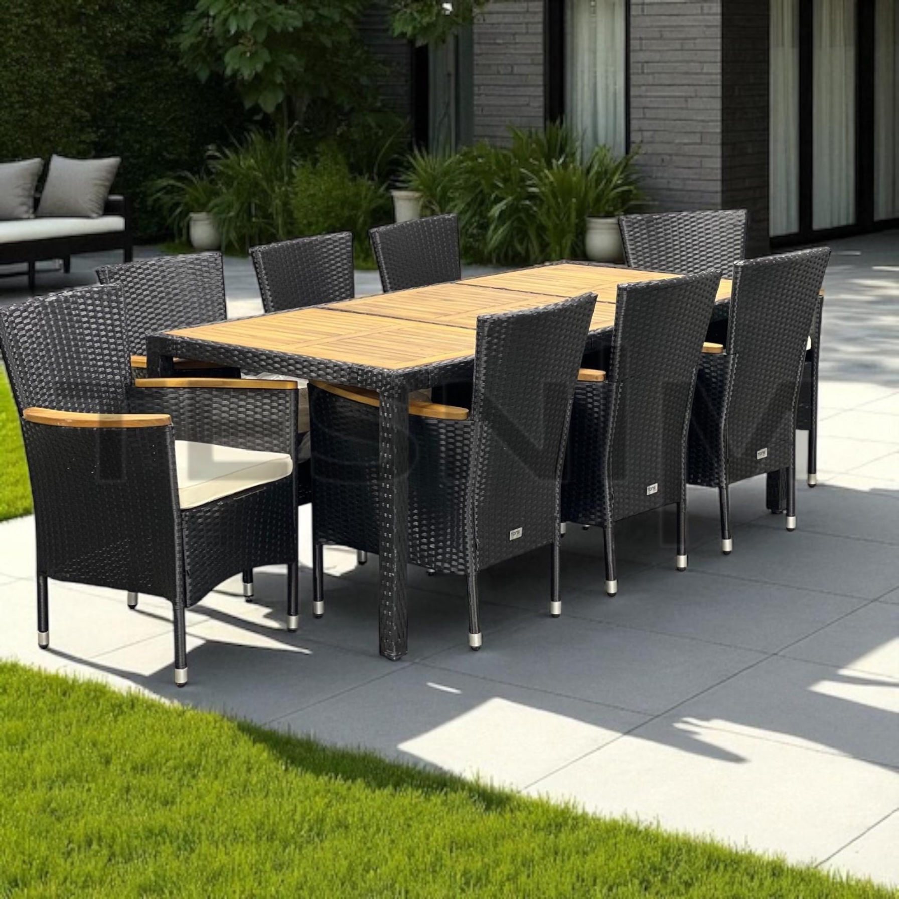 Сет маса и 8 столици