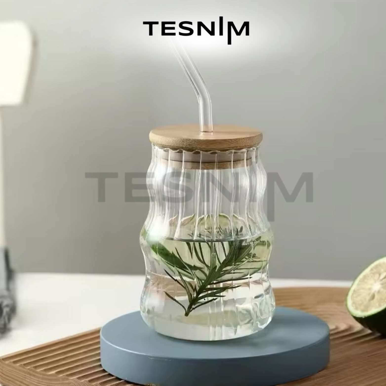 T10-4 Чаша со стаклена цевка 700мл