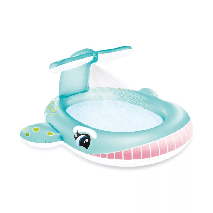 Надувачки базен Кит со прскалка